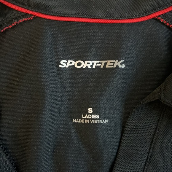 Texas Tech black open neck polo by Sport-Tek - Picture 6 of 8